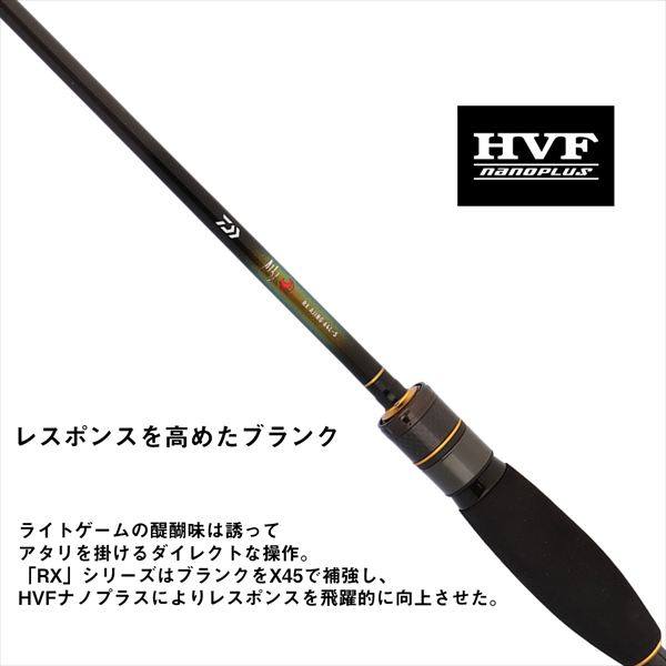 ダイワ　月下美人　アジングロッド　78L-T 予約品】 ダイワ 月下美人 RX AJING 710ML-T(スピニング 2ピース) 【9