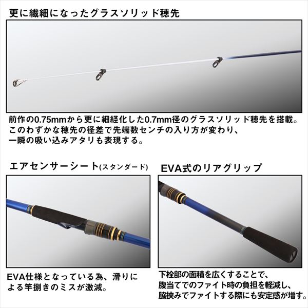 ダイワ 磯竿 クラブブルーキャビンさぐりづり MH-350・J(4ピース