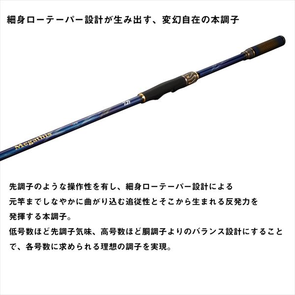 予約品】 ダイワ 磯竿 メガディスR 1.25-53(5ピース) 【10月中旬頃発売