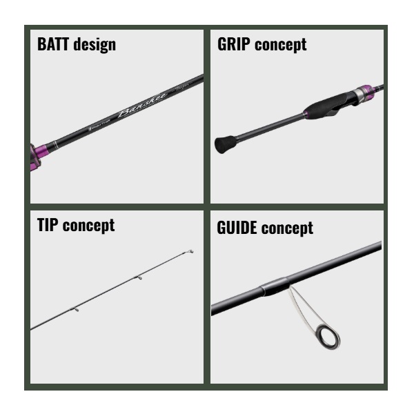 メジャークラフト トラウトロッド バンシー ビギンズ BFBS-612L: 竿