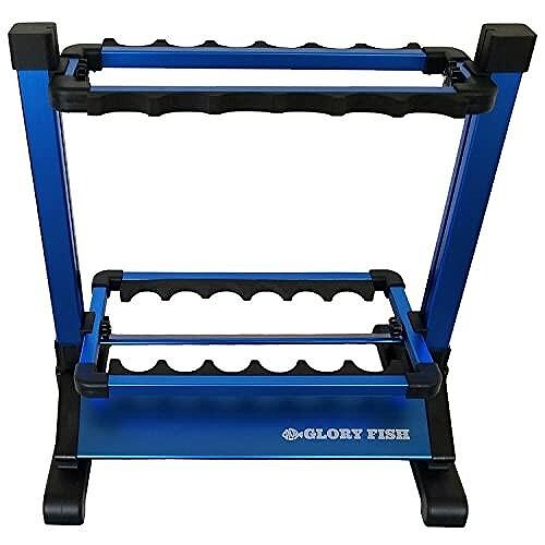 グローリーフィッシュ(Glory Fish) RS-002 アルミロッドスタンド ライト ブルー