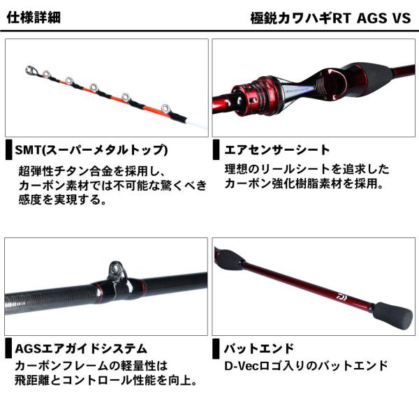 極美品　DAIWA ダイワ 極鋭 カワハギRT AGS VS