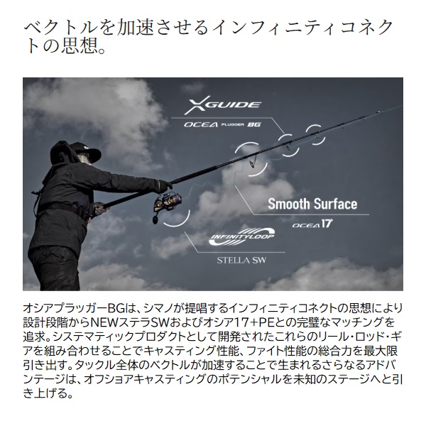 シマノ オフショアロッド 26 オシアプラッガーBG ブルフィンツナ
