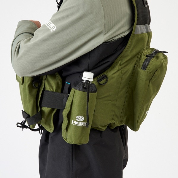 リバレイ ライフジャケット 7761 RBBタイドゲームベストII ブラック