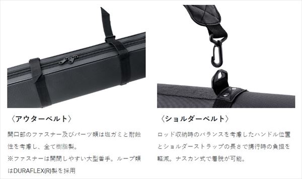 がまかつ ロッドケース LE904 セミハードロッドケース 185: バッグ
