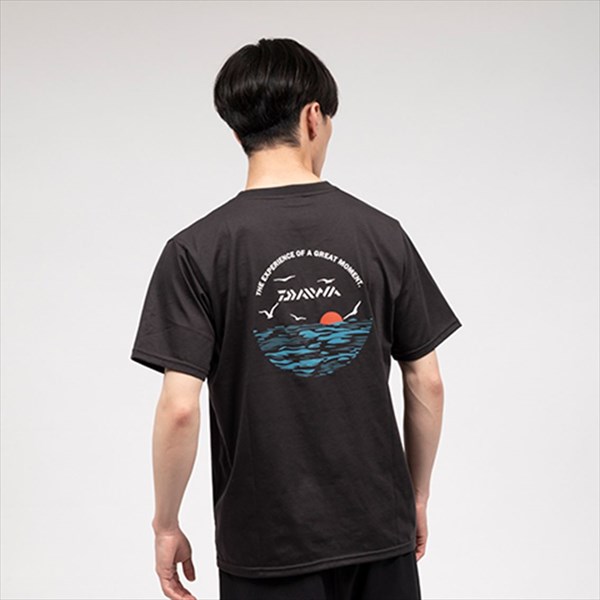 ダイワ ウェア DE-6823 グラフィックTシャツ サンライズ スモーク