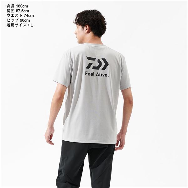 ダイワ ウェア DE-8325 ショートスリーブ バックプリントTシャツ【即日