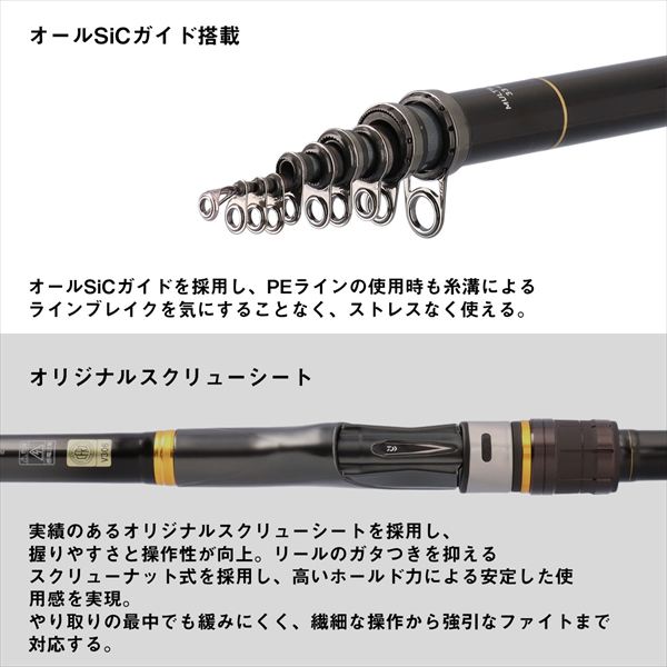 ダイワ 磯竿 小継飛竜 3-39MP・E(6ピース) (3-39MP): 釣り小物・便利