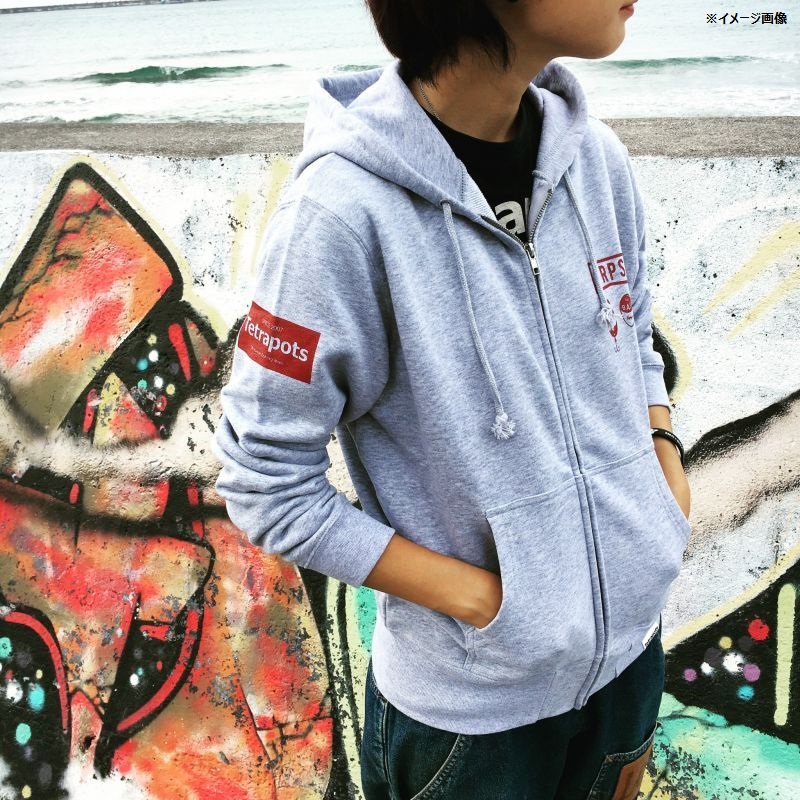 テトラポッツ パーカー L グレー: ウェア・靴・ウェーダー｜釣具の