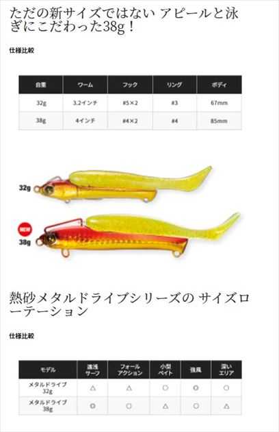 シマノ シーバスルアー XG-K38T 熱砂 メタルドライブ 38g 012 Nブルー