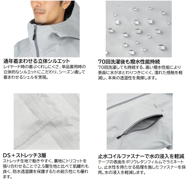 シマノ RA-023W アングラーズシェル ジャケット 01【ウェア店舗