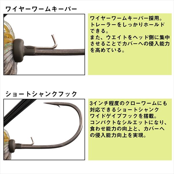 ダイワ ラバージグ BHカバージグ 6g ブラック(ブラック): バス