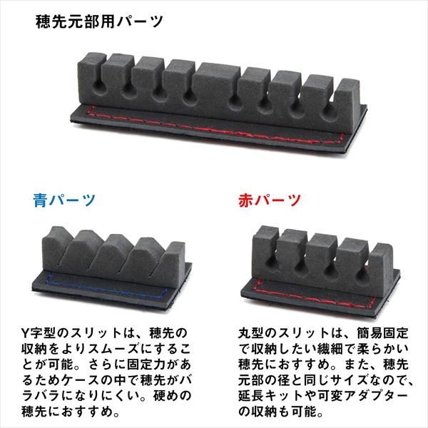 ダイワ クリスティアワカサギ 穂先ケース 45(C)ブラックシルバー【即日