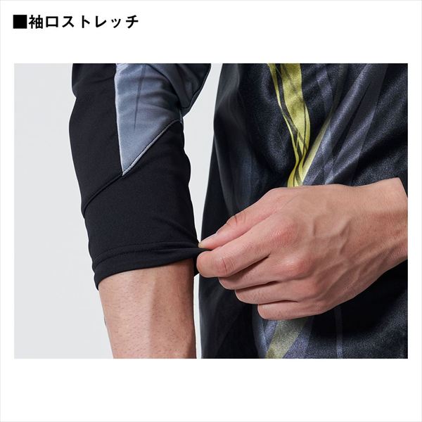 ダイワ ウェア DE-3125T DANROTECHトーナメントシャツ ブラック 2XL