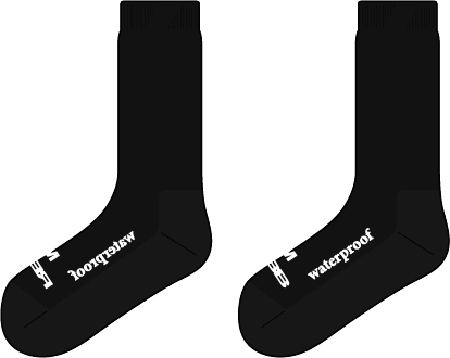 双進 Rbb ウォータープルーフソックス L ブラック ウェア 靴 ウェーダー 釣具のキャスティングオンラインストア 全国50店舗以上を展開する大型釣具店