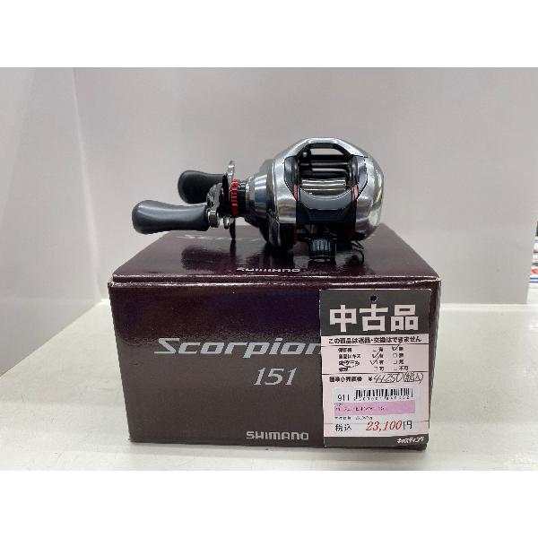 中古品】シマノ２１ スコーピオンＤＣ １５１: 中古｜釣具の通販ならキャスティングオンラインストア【公式】