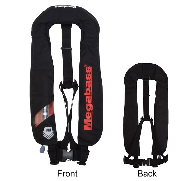メガバス ライフジャケット LIFE SAVER(JACKET) BLACK MEGABASS 