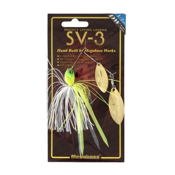 メガバス スピナーベイト バズベイト SV-3 (1/2oz DW) (SP-C) マット