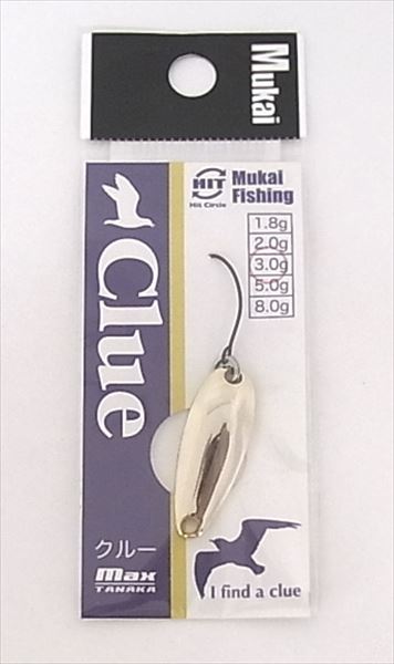 ムカイ スプーン CLue（クルー） 3.0g ゴールド: トラウトルアー