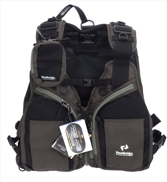 パズデザイン ライフジャケット ZFV-029 FTGストリームベスト2 ガンメタ パズデザイン ライフジャケット ZFV-029 FTGストリームベスト2