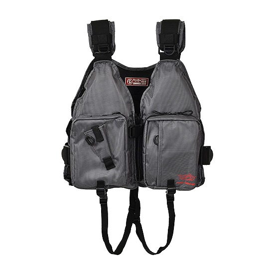 双進 ルアーベスト 双進 RL ルアーゲームベスト グレー: ウェア・靴・ウェーダー｜釣具の