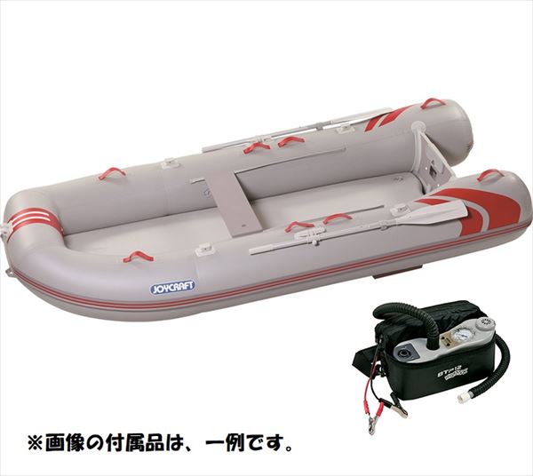 ジョイクラフト ゴムボートセット レッドキャップ335ロング 電動