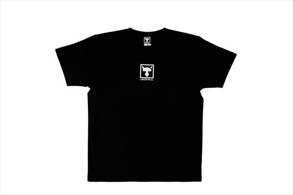 ジャッカル スクエアロゴTシャツ M ブラック: ウェア・靴