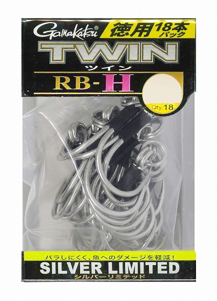 KEN様】TWIN RB-H 18本パック 5コセット がまかつ ツインフック RB-H