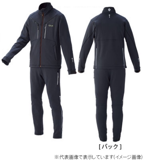 がまかつ GM3528 ソフトシェルスーツ チャコール/カーボンブラック 3L