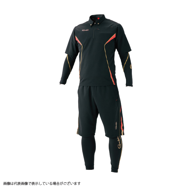 Gamakatsu アクティブクールスーツ LLサイズ ブラック がまかつ