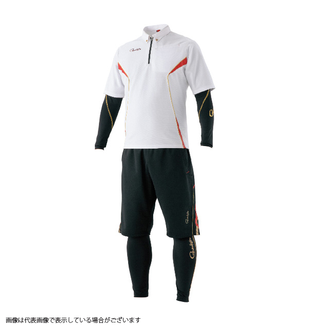 がまかつ GM3695 アクティブクールスーツ 5L ホワイト | 釣具 釣り