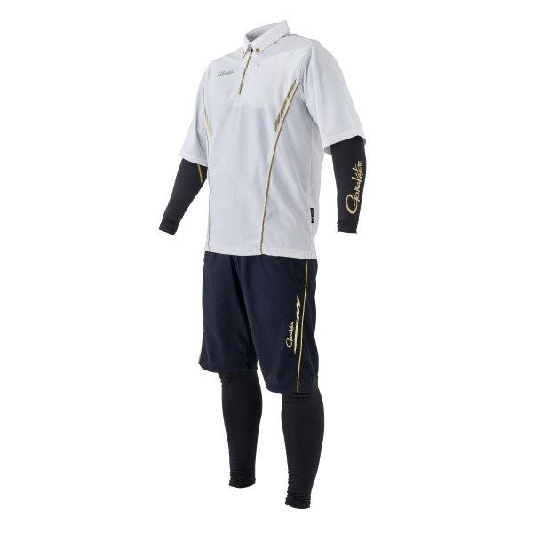 Gamakatsu アクティブクールスーツ 3Lサイズ ホワイト がまかつ GM3695