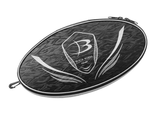 がまかつ 磯用品 GM2598 受けタモカバー 四ツ折 ブラック (BLACK WORKS