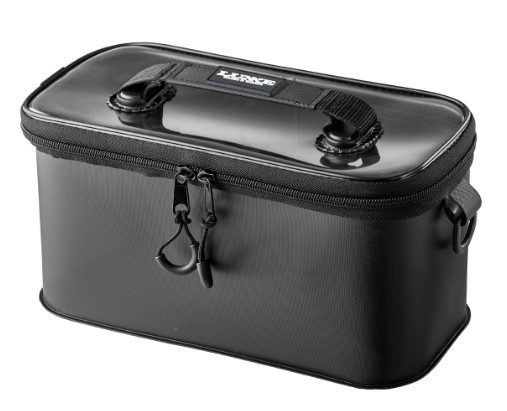 がまかつ タックルバッグ LE325 ギアバッグ クリア×ブラック: バッグ