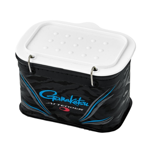 がまかつ 餌箱 GM2559 サシエ入れ (1部屋)(ATTENDER)ブラック: バッグ