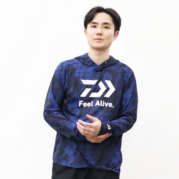 ダイワ ウェア DE-3424 サンブロックドライフーディーシャツ ボトム