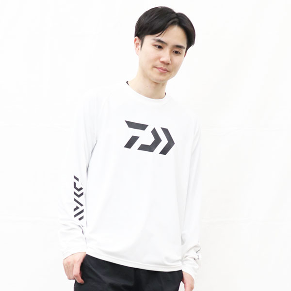 ダイワ ウェア DE-5324 サンブロックドライシャツ ホワイト 2XL
