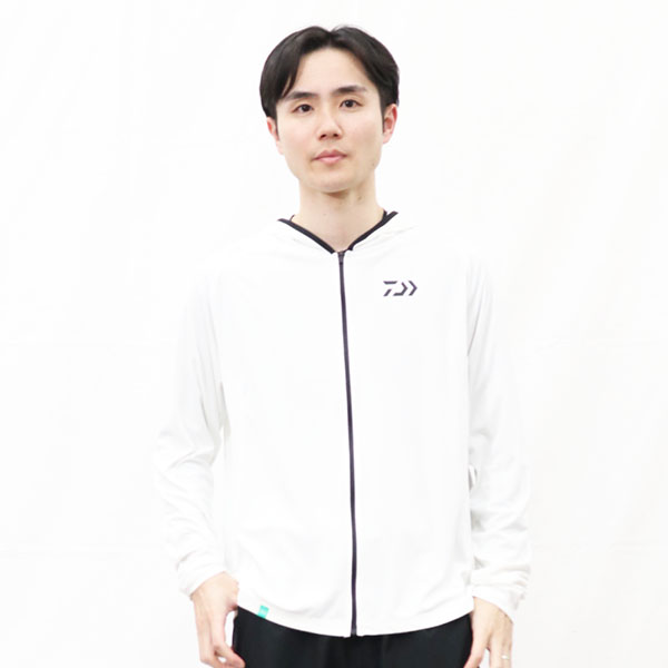 ダイワ ウェア DE-5224 BUG BLOCKER フルジップシャツ ホワイト L