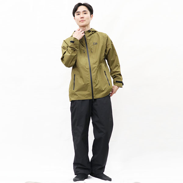 ダイワ　DR-3324 RAINMAXコンパクトレインスーツ アッシュブルー WL ダイワ レインウェア DR-3324 レインマックス(RAINMAX) コンパクト