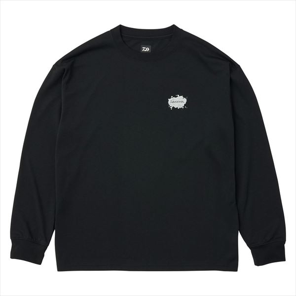 ダイワ ウェア DE-8824 ロングスリーブインク Ikasumi(M ブラック