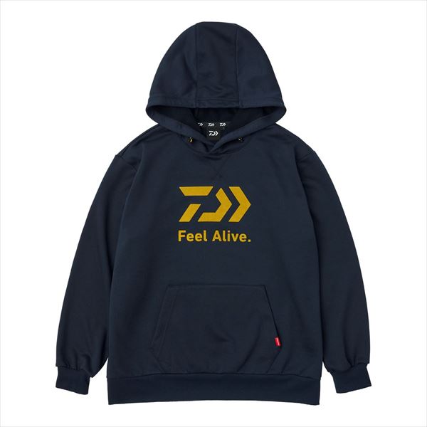 ダイワ ウェア DE-8124 ダンロテック スウェットフーディ(2XL ネイビー