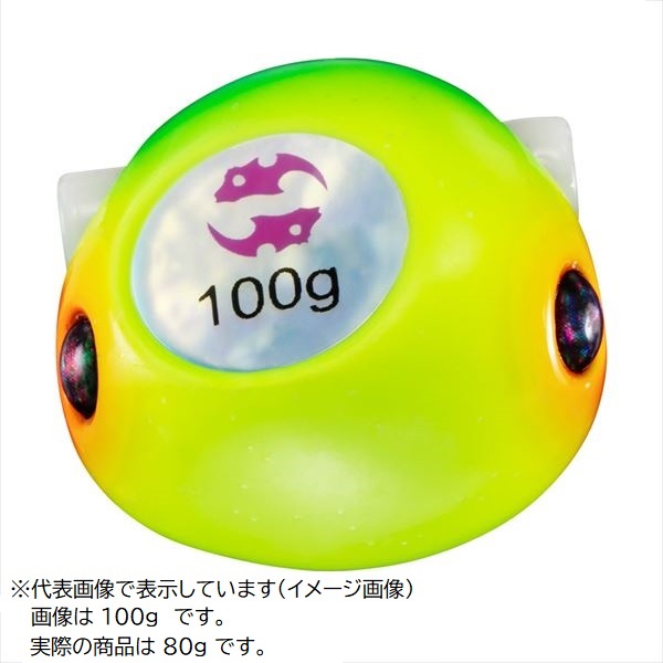 ダイワ タイラバ 鯛ラバ 紅牙ベイラバーフリーβTGヘッド80g ドチャート