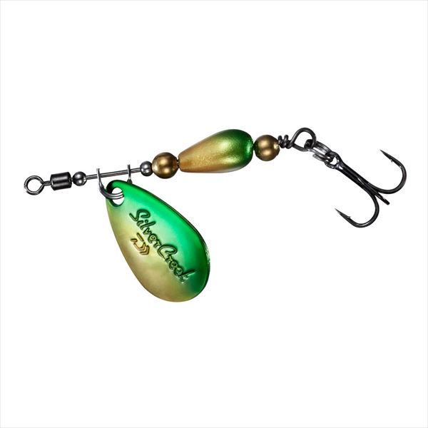 ダイワ スプーン シルバークリークスピナー 6.0 緑金(緑金): トラウト