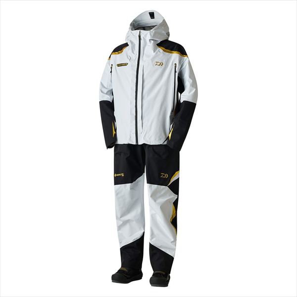 ダイワDR-1025T GORE-TEX PRO トーナメント　ホワイト L DR-1025T GORE-TEX PRO トーナメントコンビアップレインスーツ(ウェア