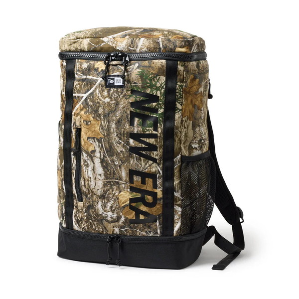 極美品　ニューエラ　32L　リュック　リアルツリー　完売モデル ニューエラジャパン タックルバッグ ボックスパック 32L プリントロゴ