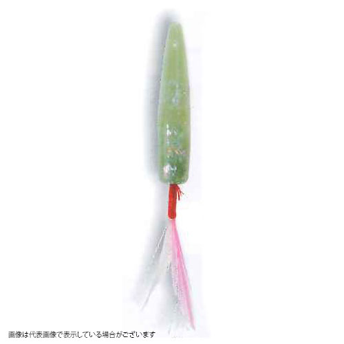 下田漁具 ミニ弓角毛付 DXアワビ貼りSP8号 アワビ夜光G: 針