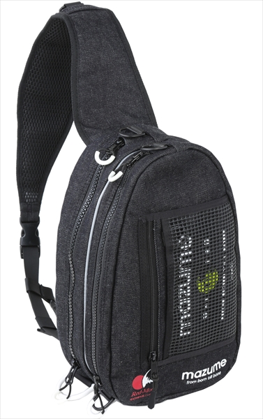 ﾏｽﾞﾒ(mazume) MZBK-188 ﾚｯﾄﾞﾑｰﾝﾜﾝｼｮﾙﾀﾞｰ 3 ﾌﾞﾗｯｸﾃﾞﾆﾑ: バッグ・ケース