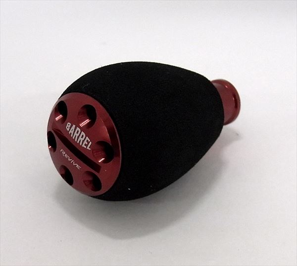リバイブ R-バレルシェイプノブ レッド: リール｜釣具の通販なら