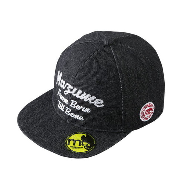 オレンジブルー 帽子 MZCP-853 mazume FLAT CAP デニム(フリー