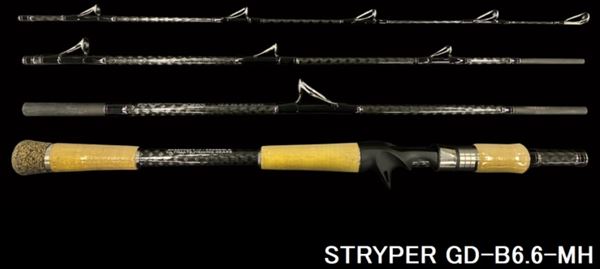 ドランクレイジー バスロッド ブラックサーペント STRYPER GD-B6.6-MH